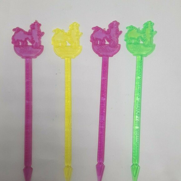 Lost Dutchman Swizzle stick Drink stirrer cocktail Pick Superstition Ho neon - Picture 1 of 5